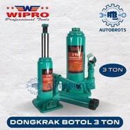 WIPRO 3 Ton Bottle Jack 3 Ton Hydraulic Bottle Jack