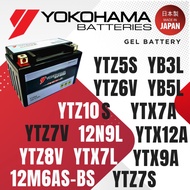 YOKOHAMA BATTERY GEL YB3L YB5L YTZ5S YTZ6V YTX7A YB3 YB5 YTZ5 YTZ6 YTX7 12N9L RXZ EX5 WAVE LC135 KRI