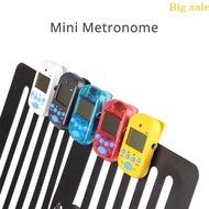 Mar Small Metronome Professional Clip LCD Digital Transparents Rhythm Metronome