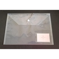 PLASTIC ENVELOPE WITH CARD SLEEVE