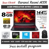 [[ Laptop Gaming Acer Predator Nitro 5 An515-55 Core I5 Gen10-Ram