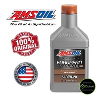 Amsoil European Motor Oil 0W20 LS-VW (1 Quart) 946ml/4 bottles bundle set with BG Product EPR or CF5
