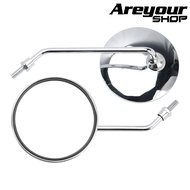 กระจกข้าง กระจกมองหลัง สำหรับ Honda S90 CL90 CL70 CL100 CB100 CB125S 1965-1990 เกลียวขวา M8 x 1.25 ม