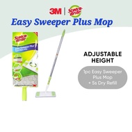 3M' Scotch-Brite Easy Sweeper Plus+ Mop / Easy Sweeper Kit Adjustable Height