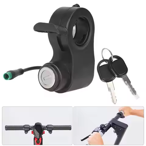 E-Scooter Ignition Lock with Keys Electric Scooter Ignition Lock E-scooter Throttle Accelerator for 