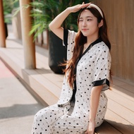 Muslin Pajamas Collection Pet Lovely Black Heart Model (T9130 L9130) | Sleepwear Set