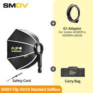 SMDV Flip 20 24 Quickly Release Parabolic Outdoor Softbox For Photography Studio Lighting Profoto Go