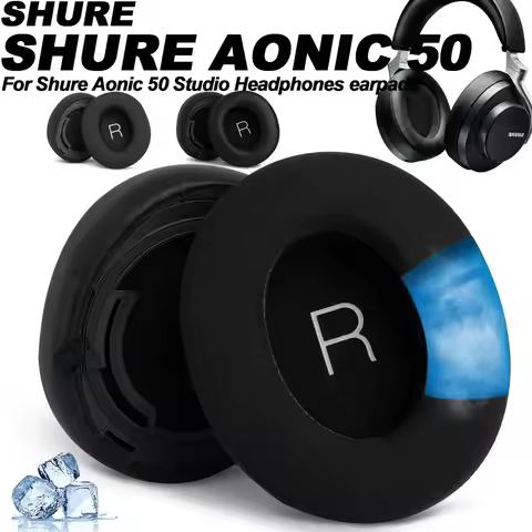 Earphone Pads for Shure Aonic 50 Gen 1/Gen 2 Replacement Pink Earpads Headphones Earmuffs Mesh Memor