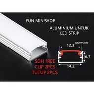 ALUMINIUM LED STRIP U / HOUSING LED STRIP 1 M