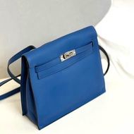 Hermes 愛馬仕 kelly danse 寶石藍銀扣 s皮 u刻 好價出