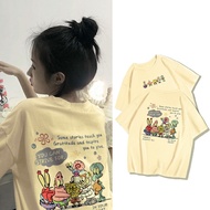 【MY Local Stock 】3 Days Shipping Only  Cotton Korean Style Short Sleeve T shirt Printed Unique Graph
