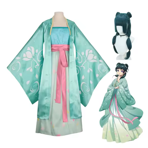 Mao Mao Cosplay The Apothecary Diaries S2 Maomao Costume Synthetic Wig Maomao Role Playing Shoes