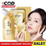 Hunmui Masker Wajah Retinol Gold Mask / Masker Mengurangi Kerutan Flek Hitam Masker Wajah Glowing