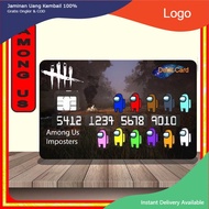 (BUY 1 FREE 1) STICKER ATM CARD AMONG US