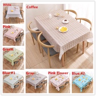 Table Cloth Plaid Print Table Cover Tablecloth Dinner Dinning Table Decoration