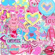 50pcs Y2K Stickers Diy Computer Laptop Washi Scrapbooking Stickers Arts Crafts Stationery