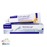 Nutri plus gel นิวตริ พลัส เจลVirbac เจลอาหารเสริมสำหรับสุนัขและแมวปวยและอ่อนแอ EXP.2024(2หลอด) เลขท