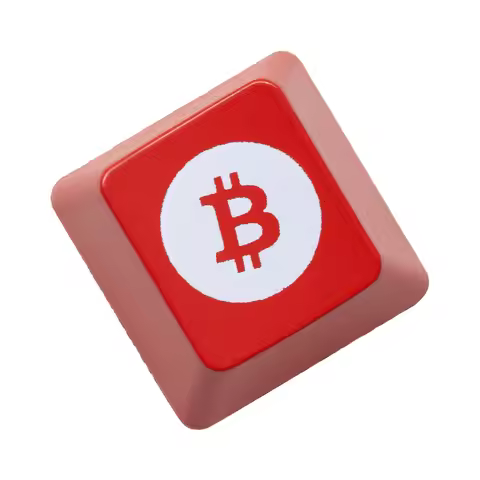 Novelty Shine Through Keycaps ABS Etched back lit black red ESC Logo of ETH BTC BNB UNI HYPE WLFI AD