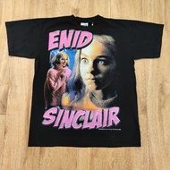 ENID SINCLAIR WEDNESDAY TV SERIES BOOTLEG Leather Pattern Shirt Vensday