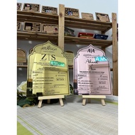 Plate Ijab Qabul Mirror Acrylic