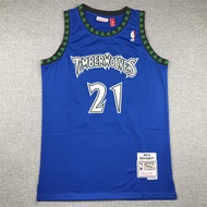 Minnesota Timberwolves Kevin Garnett Rookie Jersey Mitchell and Ness