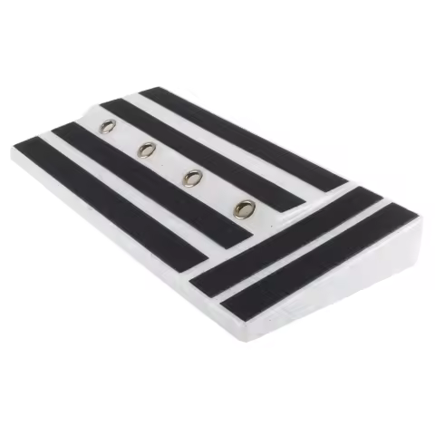 Rockhouse RPB-1BK Big Size Guitar Effects Pedal Board Sturdy PE Plastic Guitar Pedalboard Case with 