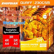 QUAFF Glossy Photo Paper (3R/4R/5R/A4) 230gsm