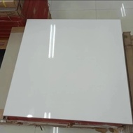 granit lantai 80x80 putih polos glosy Garuda pure white 