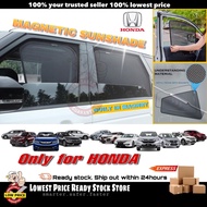 (Magnetic Sunshade) compatible for Honda ACCORD HRV 2022 BRV CRV CITY CIVIC FD FE FC JAZZ STREAM car