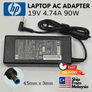 HP laptop AC Adapter charger 19V 3.33A 4.74A 65W 90W Pavilion 14 15 15T 17 Envy 14 15AE 17N PPP014L 