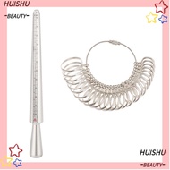 HUISHU Finger Ring Sizer Metal Gauge Professional Ring Sizer Tool