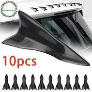 YUNSTORE 10Pcs Rear Roof Shark Fins Spoiler Wing Kit Universal Car Roof Spoiler Bumper Spoiler Shark