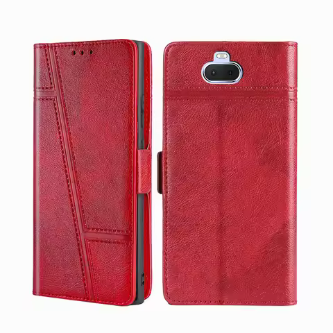 Luxury Leather Phone Case For Sony Xperia ACE 1 5 10 II III IV V Vl Plus Pro I 8 Lite 20 Magnetic Fl