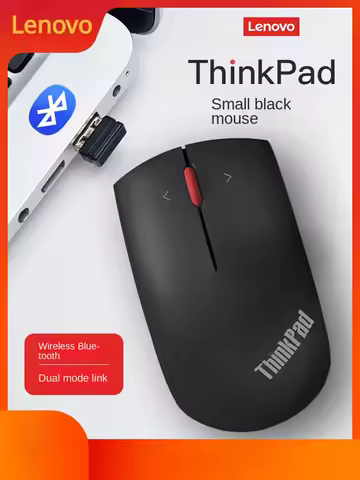 Lenovo ThinkPad small black mouse cool bluetooth dual-mode notebook computer student portable busine