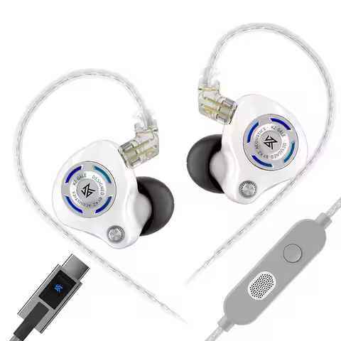 KZ Gale Earphone HIFI Bass Earbud Gaming and Music Listening Headset Dynamic Driver Detachable Desig