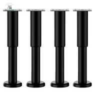 4PCS Adjustable Height Furniture Feet 7-11.8in/9.8-16.9in Bed Frame Support Legs