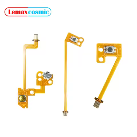 3 Pieces L ZL ZR Button Key Ribbon Repair Flex Cable Replacement For Nintendo Switch OLED Joy-Con NS