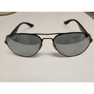 Black Ray-Ban RB3523 Aviator Sunglasses - Second Hand 2QDZ