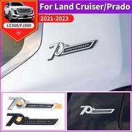 For 2008-2022 Toyota Land Cruiser 300 200 Lc300 LC200 70th Anniversary Logo Decoration Label Appeara