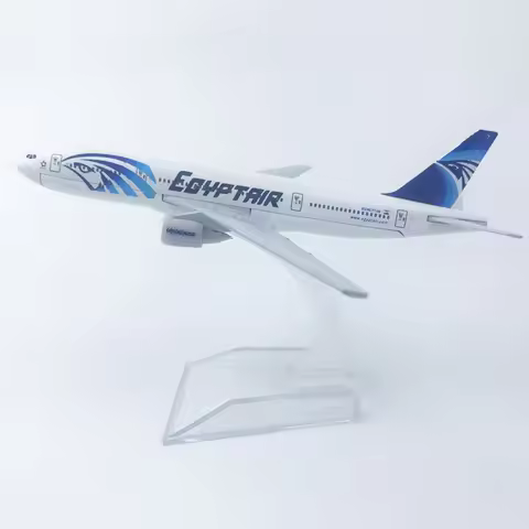 16cm Air EGYPT EGYPTAIR B777 Boeing 777 Airways Airlines Metal Alloy Airplane Model Plane Diecast Ai