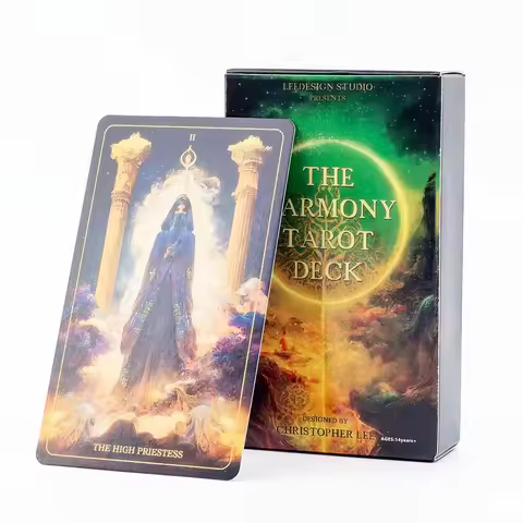 New The Harmony Tarot Deck 78 Uniquely Design Cards Created By Harmonizing The Two Worlds of AI and 