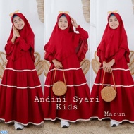 ANDINI SYARI KIDS MAROON