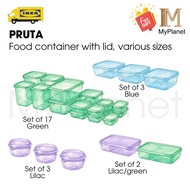 IKEA PRUTA FOOD CONTAINER, TRANSPARENT