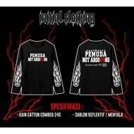 Longsleeve Youth Not Arogans Screen Printing Light Up | INITIAL CLOTHING