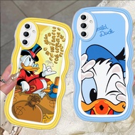 D-60 Donald Duck Transparent Casing for Samsung A52S A72 A33 A52 A53 A13 A32 A23 5G Case