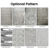Smart Sensor (Quenched Smoothed) Damascus Steel Billet Pattern
