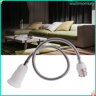 WU B22 to E27 Light Socket Extender Adjustable E27 to B22 Flexible Gooseneck