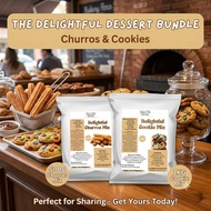 RACB CHURROS AND CHOCOLATE CHIPS for baking mixes with free piping bag and cinnamon sugar f