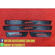 Proton perodua exora x70 iriz saga persona myvi bezza axia alza aruz carbon door side step sill plate kick scuff plate