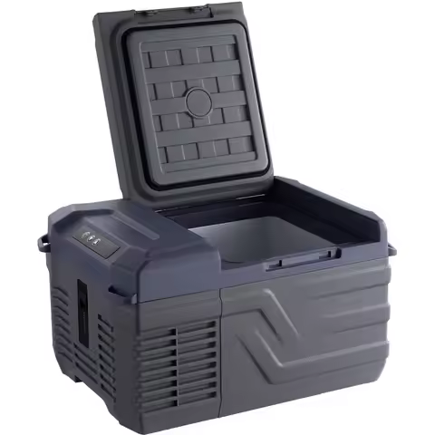 Car Refrigerator 12 Volt 9L Portable Freezer with Adjustable -4 to 68 F Range 12/24V DC and 100-240V